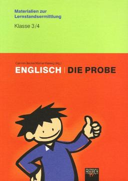 Englisch Klasse 3/4 - Die Probe: Diagnoseprogramm auf CD-ROM mit Handbuch und Karteikarten