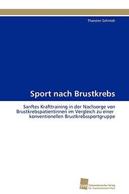 Sport nach Brustkrebs: Sanftes Krafttraining in der Nachsorge von Brustkrebspatientinnen im Vergleich zu einer konventionellen Brustkrebssportgruppe