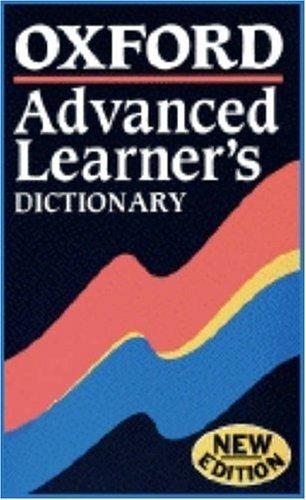 Oxford Advanced Learner's Dictionary of Current English. International edition