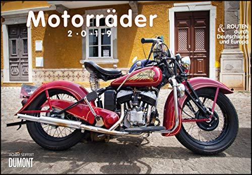 Motorräder & Routen 2019 - Broschürenkalender - mit Schulferientabelle - Format 42 x 29 cm