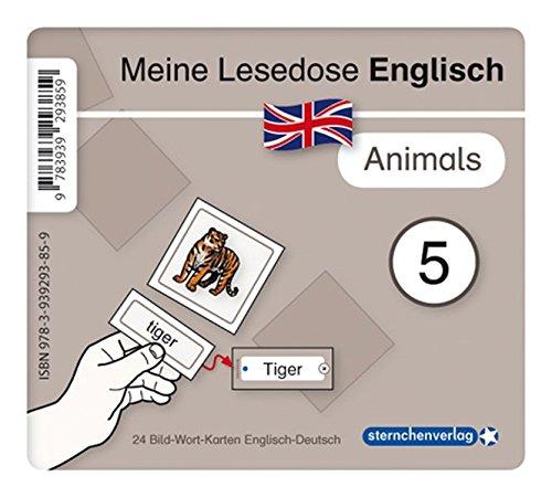 Meine Lesedose Englisch 5 - Animals: 24 Bild-Wort-Karten