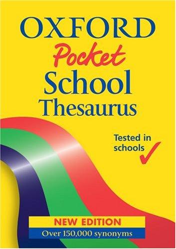 DICTIONARIES & THESAURUS POCKET SCHOOL THESAURUS