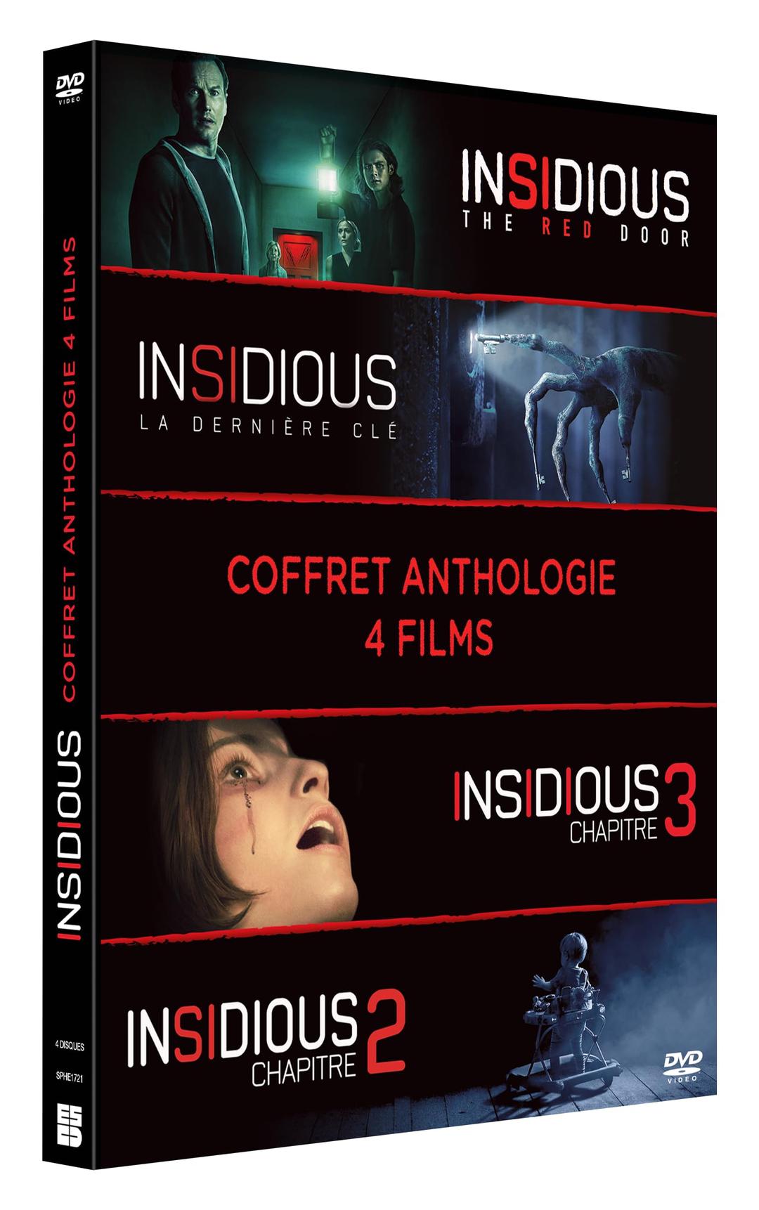 COFFRET INSIDIOUS - L'ANTHOLOGIE - 4 DVD