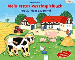 Mein erstes Puzzlespielbuch. Tiere auf dem Bauernhof: Kiddilight: