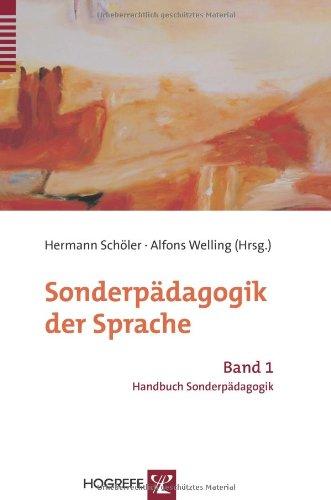 Handbuch Sonderpädagogik / Sonderpädagogik der Sprache