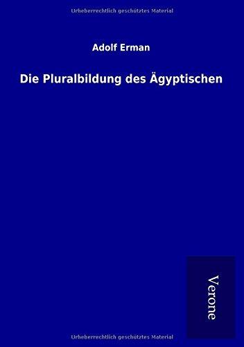 Die Pluralbildung des Ägyptischen