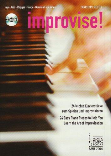 improvise!, für Klavier, m. Audio-CD