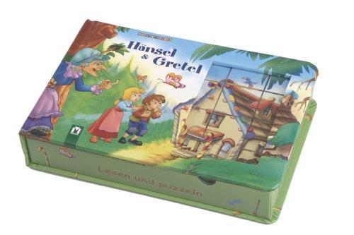 Würfel-Puzzle Hänsel und Gretel. lesen und puzzeln