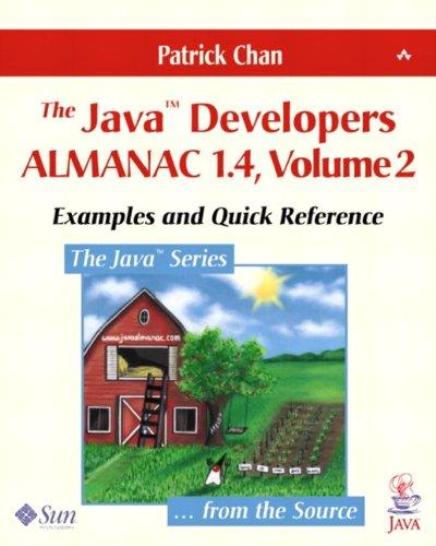 The Java(tm) Developers Almanac 1.4, Volume 2: Examples and Quick Reference (Java (Addison-Wesley))