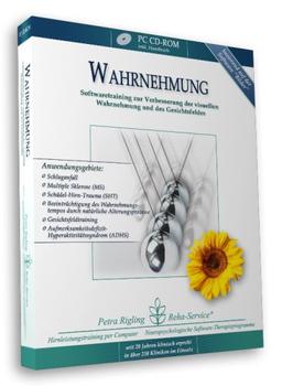 Wahrnehmung - Schlaganfall, Schädel-Hirn-Trauma (SHT) und Gehirn-OP - Reha-Softwaretraining zur Verbesserung der visuellen Wahrnehmung und des Gesichtsfeldes von Petra Rigling