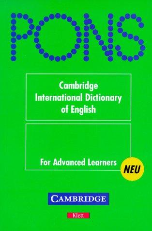 PONS Wörterbuch, Cambridge International Dictionary of English