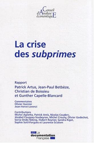 La crise des subprimes