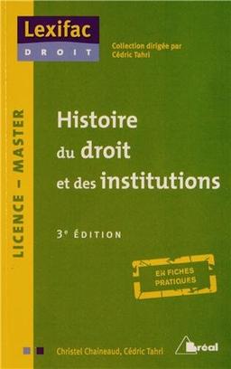 Histoire du droit et des institutions