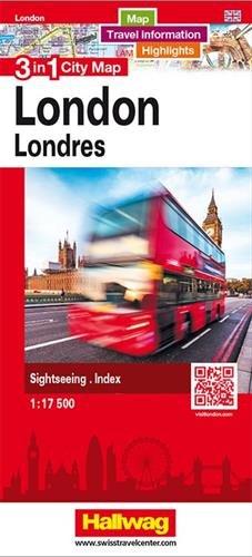 London 3 in 1 City Map: Map, Travel information, Highlights, Sightseeing, Index (City Map 3 in 1)