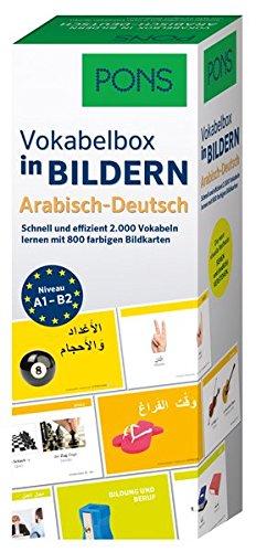 PONS Vokabelbox in Bildern Arabisch-Deutsch: Schnell und effizient 2.000 Vokabeln lernen mit 800 farbigen Bildkarten