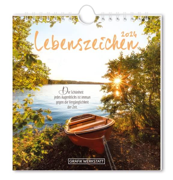 Postkartenkalender 2024 Lebenszeichen: Postkartenkalender