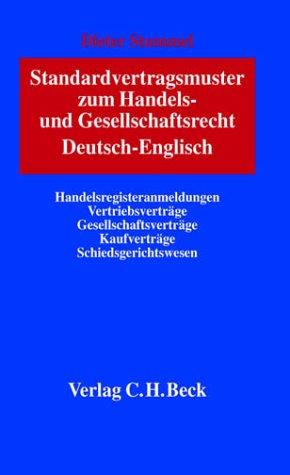 Standardvertragsmuster zum Handels- und Gesellschaftsrecht, Deutsch-Englisch