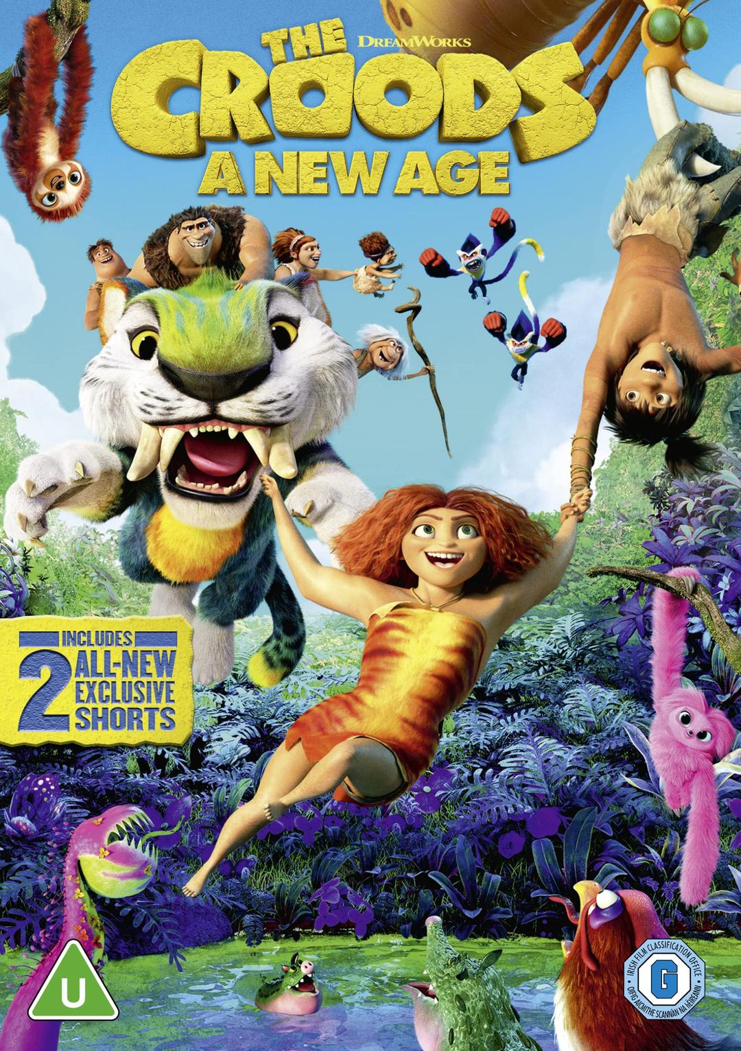 The Croods: A New Age (Includes Limited Edition Colour-In Sloth Mask) [DVD] [2021]