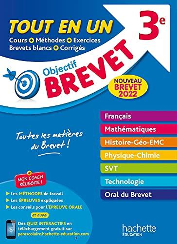 Tout en un 3e : nouveau brevet 2022