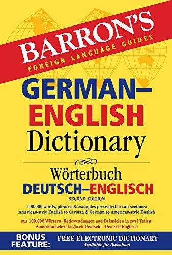 Barron's German-English Dictionary (Barron's Bilingual Dictionaries)