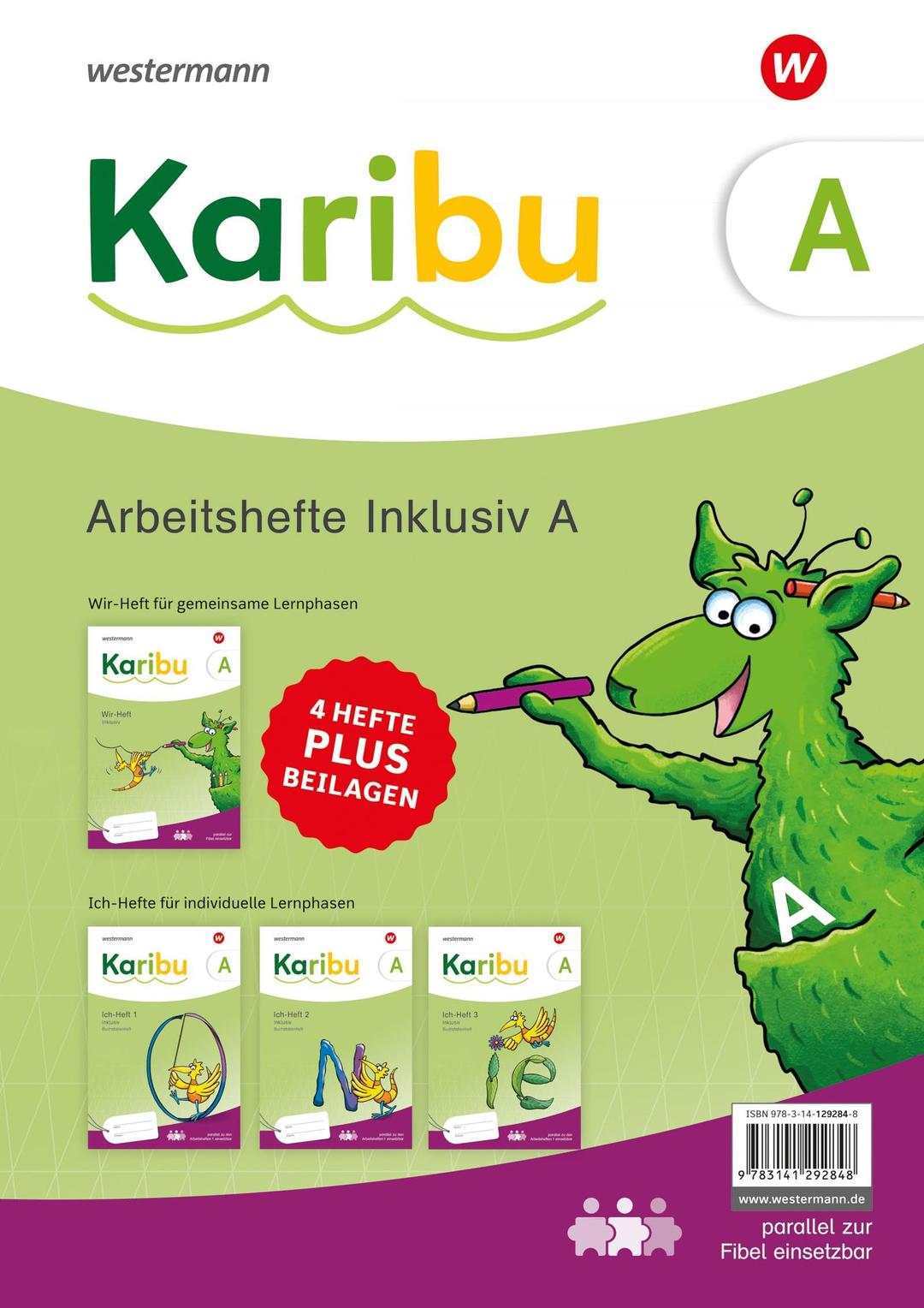 Karibu - Ausgabe 2024: Arbeitshefte Inklusion A 4 Hefte im Paket (Wir-Hefte und Ich-Hefte) plus Beilagen