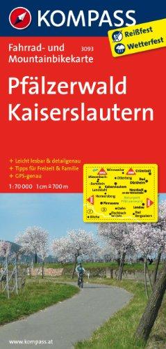 Pfälzerwald - Kaiserslautern 1 : 70 000: Radkarte- und Mountainbikekarte / Leicht lesbar & detailgenau / Tipps für Freizeit & Familie / GPS-genau / Reißfest / Wetterfest