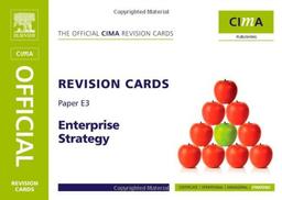 Enterprise Strategy: Strategic Level Paper E3 (Cima Revision Cards)