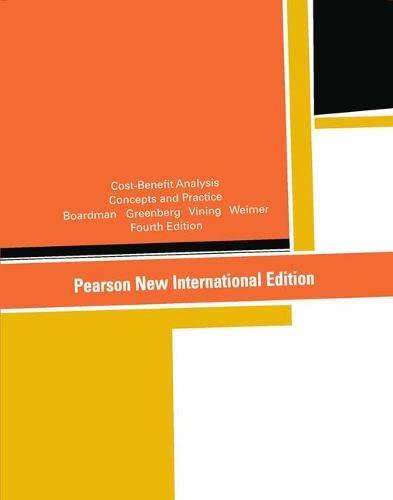 Cost-Benefit Analysis: Pearson New International Edition