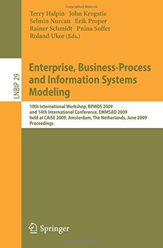 Enterprise, Business-Process and Information Systems Modeling: 10th International Workshop, BPMDS 2009, and 14th International Conference, EMMSAD ... Notes in Business Information Processing)