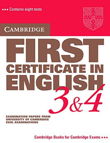 Cambridge First Certificate in English 3 & 4 combined: Student's Book