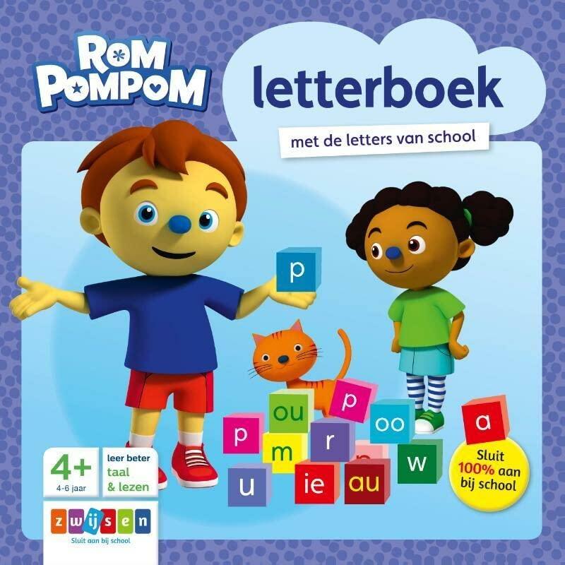 Letterboek: met de letters van school (Rom pompom)