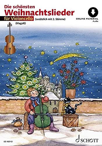 Die schönsten Weihnachtslieder: sehr leicht bearbeitet. 1-2 Violoncelli.