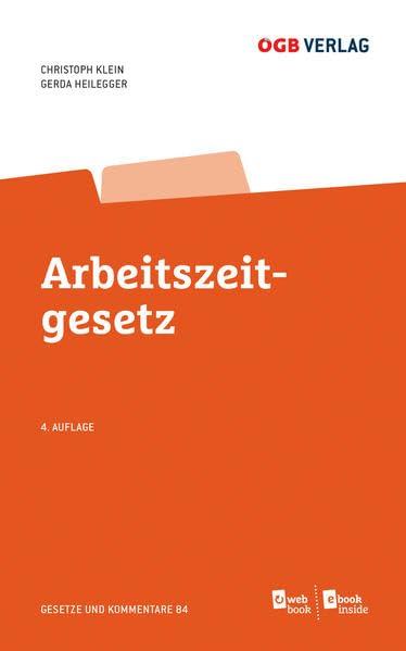 Arbeitszeitgesetz: Beinhaltet: 1 E-Book, m. 1 Online-Zugang (Gesetze und Kommentare)