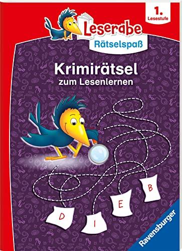 Ravensburger Leserabe Rätselspaß - Krimirätsel zum Lesenlernen ab 6 Jahren - 1. Lesestufe