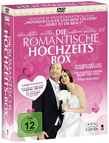 Die romantische Hochzeitsbox - 3 romantische Hochzeitskomödien in einer Box: Eine Hochzeit und andere Hindernisse, Die Hochzeit meiner besten Freundin, Stille Hochzeit (3 DVDs)