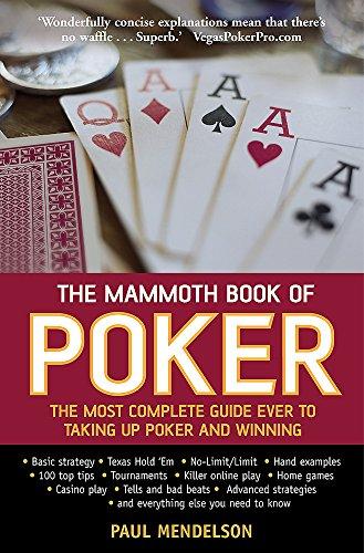 The Mammoth Book of Poker (Mammoth Books, Band 402)