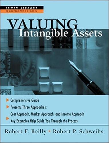 Valuing Intangible Assets (Irwin Library of Investment & Finance)