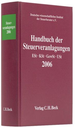 Handbuch der Steuerveranlagungen 2006