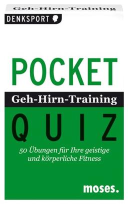 Pocket Quiz Geh-Hirn-Training: 50 Übungen für Ihre geistige und körperliche Fitness