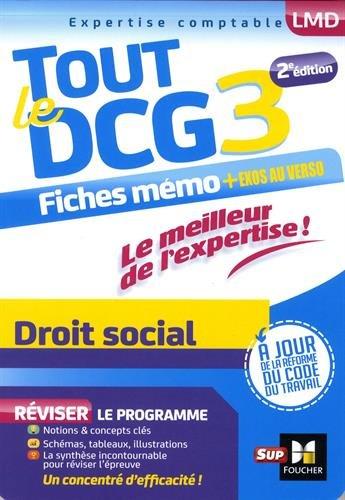 Tout le DCG 3 : droit social