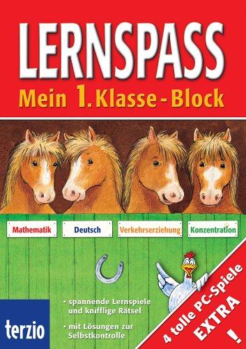 Lernspass Mein 1. Klasse-Block. Mathematik, Deutsch, Verkehrserziehung, Konzentration