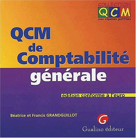 QCM de comptabilité générale