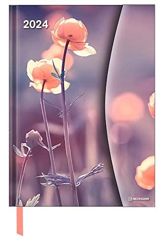 Flowers 2024 - Diary - Buchkalender - Taschenkalender - 16x22: Magneto Diary