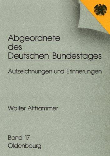 Abgeordnete des Deutschen Bundestages: Walter Althammer: 16