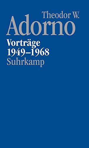 Nachgelassene Schriften. Abteilung V: Vorträge und Gespräche: Band 1: Vorträge 1949-1968