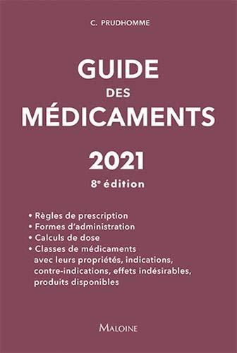 Guide des médicaments : 2021