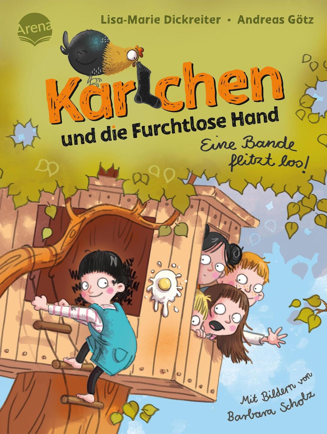 Karlchen und die Furchtlose Hand (1). Eine Bande flitzt los!: Buch zum Selberlesen ab 7 Jahren mit großer Schrift und kurzen Kapiteln