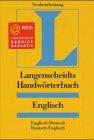 Englisch - Deutsch / Deutsch - Englisch. Handwörterbuch. Langenscheidt