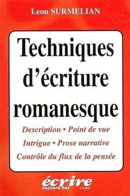 Techniques d'écriture romanesque : description, point de vue, intrigue, prose narrative, contrôle du flux de la pensée