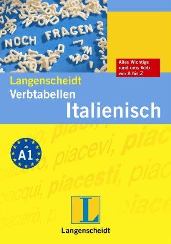 Langenscheidt Verbtabellen Italienisch